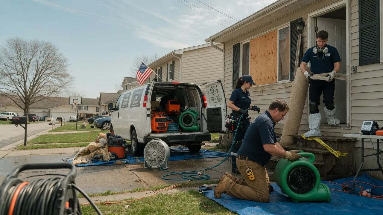 Water Damage Restoration in Cherryvale, KS near me